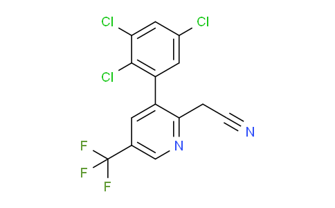 3-(2,3,5-Trichlorophenyl)-5-(trifluoromethyl)pyridine-2-acetonitrile