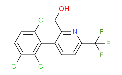 3-(2,3,6-Trichlorophenyl)-6-(trifluoromethyl)pyridine-2-methanol