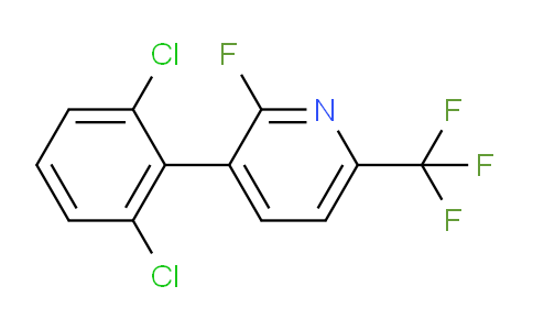 3-(2,6-Dichlorophenyl)-2-fluoro-6-(trifluoromethyl)pyridine
