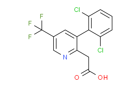 AM65959 | 1361721-55-2 | 3-(2,6-Dichlorophenyl)-5-(trifluoromethyl)pyridine-2-acetic acid