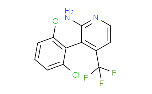 2-Amino-3-(2,6-dichlorophenyl)-4-(trifluoromethyl)pyridine