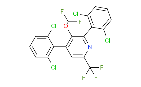 2,4-Bis(2,6-dichlorophenyl)-3-(difluoromethoxy)-6-(trifluoromethyl)pyridine