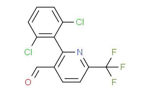 2-(2,6-Dichlorophenyl)-6-(trifluoromethyl)nicotinaldehyde