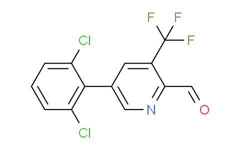 5-(2,6-Dichlorophenyl)-3-(trifluoromethyl)picolinaldehyde