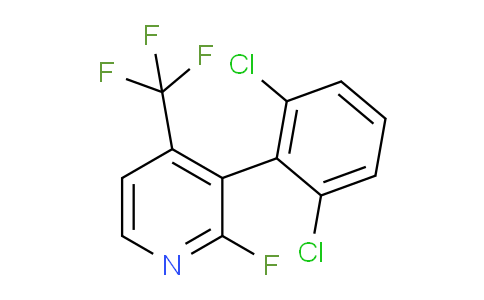 3-(2,6-Dichlorophenyl)-2-fluoro-4-(trifluoromethyl)pyridine