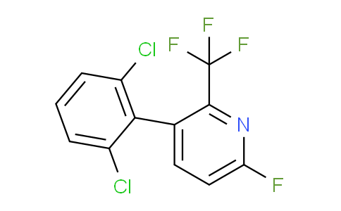 3-(2,6-Dichlorophenyl)-6-fluoro-2-(trifluoromethyl)pyridine