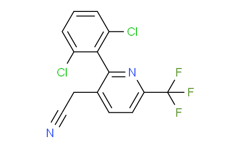 2-(2,6-Dichlorophenyl)-6-(trifluoromethyl)pyridine-3-acetonitrile