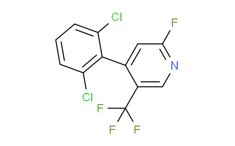 4-(2,6-Dichlorophenyl)-2-fluoro-5-(trifluoromethyl)pyridine