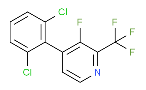 4-(2,6-Dichlorophenyl)-3-fluoro-2-(trifluoromethyl)pyridine