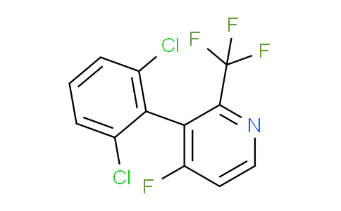 3-(2,6-Dichlorophenyl)-4-fluoro-2-(trifluoromethyl)pyridine