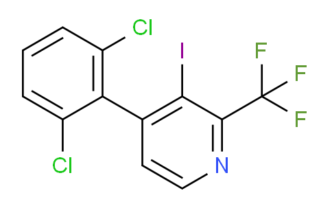 4-(2,6-Dichlorophenyl)-3-iodo-2-(trifluoromethyl)pyridine