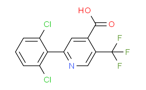2-(2,6-Dichlorophenyl)-5-(trifluoromethyl)isonicotinic acid