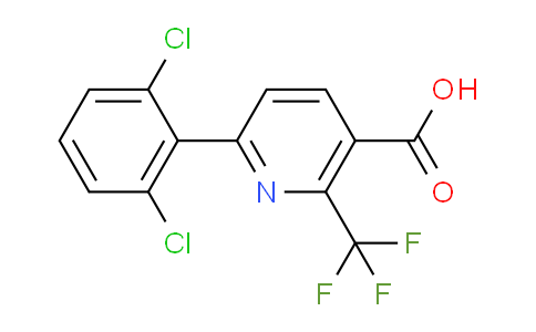 6-(2,6-Dichlorophenyl)-2-(trifluoromethyl)nicotinic acid