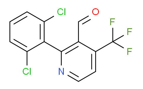 2-(2,6-Dichlorophenyl)-4-(trifluoromethyl)nicotinaldehyde
