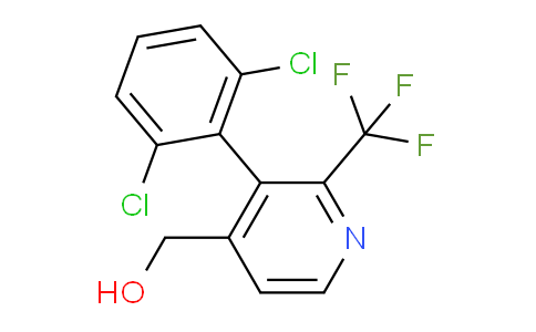 3-(2,6-Dichlorophenyl)-2-(trifluoromethyl)pyridine-4-methanol