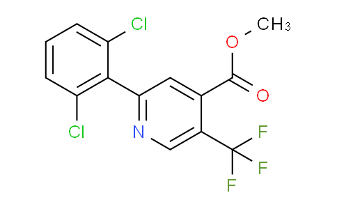 Methyl 2-(2,6-dichlorophenyl)-5-(trifluoromethyl)isonicotinate