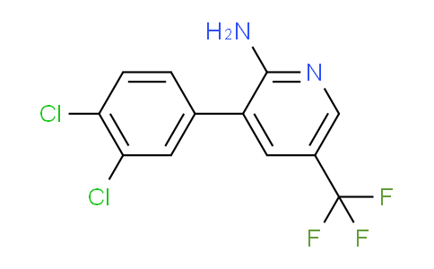 2-Amino-3-(3,4-dichlorophenyl)-5-(trifluoromethyl)pyridine
