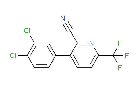 3-(3,4-Dichlorophenyl)-6-(trifluoromethyl)picolinonitrile