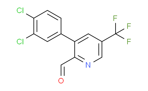 3-(3,4-Dichlorophenyl)-5-(trifluoromethyl)picolinaldehyde