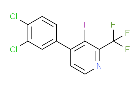 4-(3,4-Dichlorophenyl)-3-iodo-2-(trifluoromethyl)pyridine