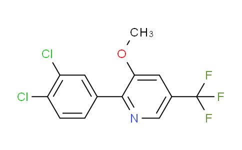2-(3,4-Dichlorophenyl)-3-methoxy-5-(trifluoromethyl)pyridine