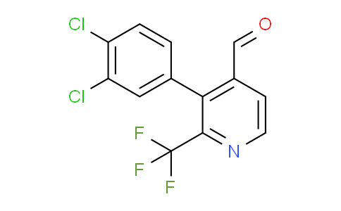3-(3,4-Dichlorophenyl)-2-(trifluoromethyl)isonicotinaldehyde