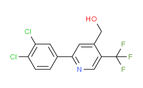 2-(3,4-Dichlorophenyl)-5-(trifluoromethyl)pyridine-4-methanol