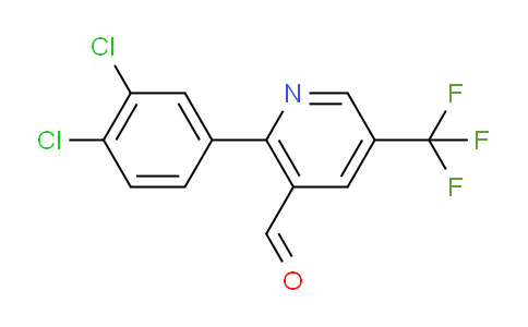 2-(3,4-Dichlorophenyl)-5-(trifluoromethyl)nicotinaldehyde