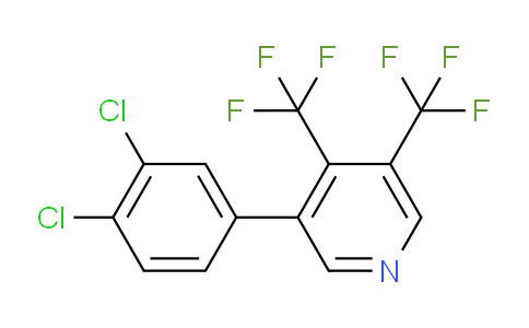 4,5-Bis(trifluoromethyl)-3-(3,4-dichlorophenyl)pyridine