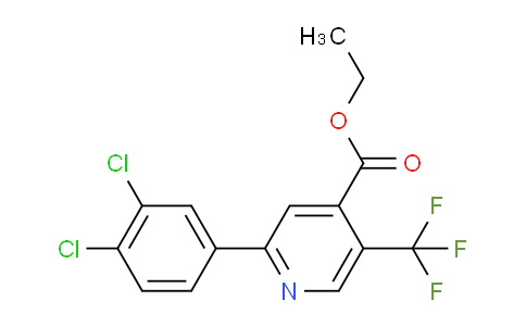 Ethyl 2-(3,4-dichlorophenyl)-5-(trifluoromethyl)isonicotinate