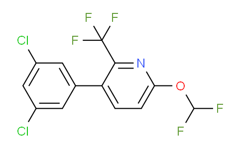 3-(3,5-Dichlorophenyl)-6-(difluoromethoxy)-2-(trifluoromethyl)pyridine