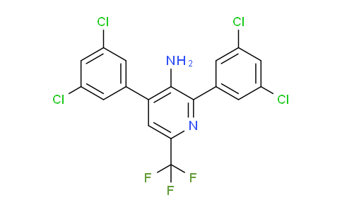 3-Amino-2,4-bis(3,5-dichlorophenyl)-6-(trifluoromethyl)pyridine