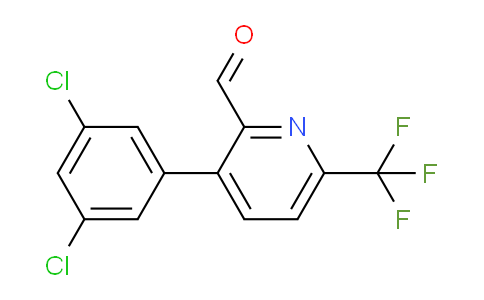 3-(3,5-Dichlorophenyl)-6-(trifluoromethyl)picolinaldehyde