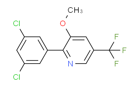 2-(3,5-Dichlorophenyl)-3-methoxy-5-(trifluoromethyl)pyridine
