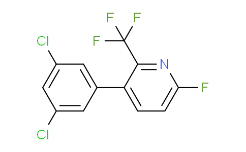 3-(3,5-Dichlorophenyl)-6-fluoro-2-(trifluoromethyl)pyridine