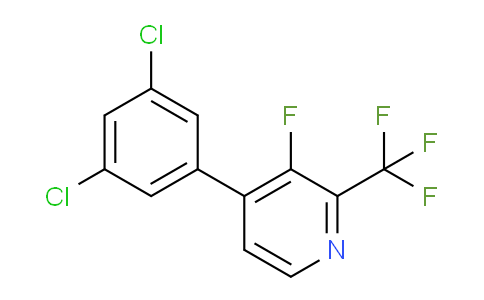 4-(3,5-Dichlorophenyl)-3-fluoro-2-(trifluoromethyl)pyridine