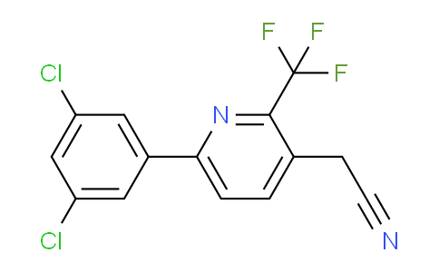 6-(3,5-Dichlorophenyl)-2-(trifluoromethyl)pyridine-3-acetonitrile