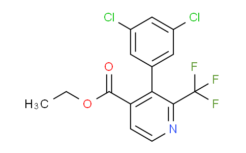 Ethyl 3-(3,5-dichlorophenyl)-2-(trifluoromethyl)isonicotinate