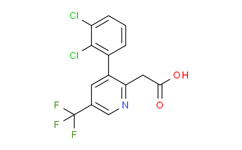 3-(2,3-Dichlorophenyl)-5-(trifluoromethyl)pyridine-2-acetic acid