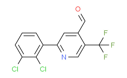 2-(2,3-Dichlorophenyl)-5-(trifluoromethyl)isonicotinaldehyde