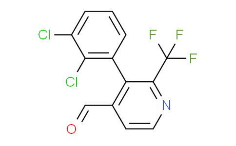 3-(2,3-Dichlorophenyl)-2-(trifluoromethyl)isonicotinaldehyde