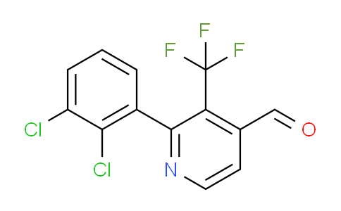 2-(2,3-Dichlorophenyl)-3-(trifluoromethyl)isonicotinaldehyde