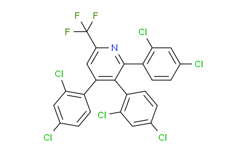6-(Trifluoromethyl)-2,3,4-tris(2,4-dichlorophenyl)pyridine