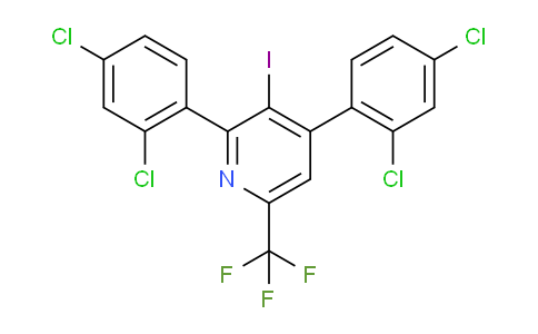 2,4-Bis(2,4-dichlorophenyl)-3-iodo-6-(trifluoromethyl)pyridine