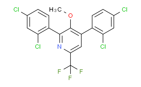 2,4-Bis(2,4-dichlorophenyl)-3-methoxy-6-(trifluoromethyl)pyridine