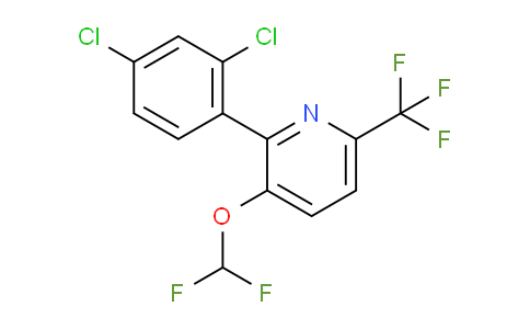 AM66562 | 1361875-01-5 | 2-(2,4-Dichlorophenyl)-3-(difluoromethoxy)-6-(trifluoromethyl)pyridine