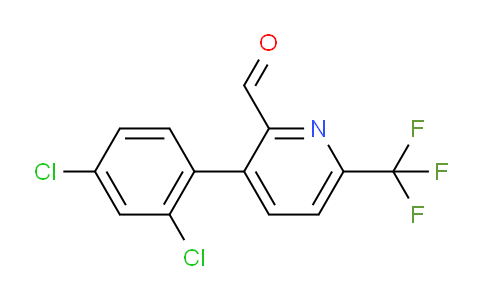 3-(2,4-Dichlorophenyl)-6-(trifluoromethyl)picolinaldehyde