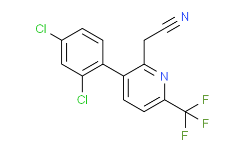3-(2,4-Dichlorophenyl)-6-(trifluoromethyl)pyridine-2-acetonitrile