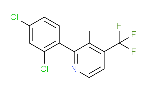 2-(2,4-Dichlorophenyl)-3-iodo-4-(trifluoromethyl)pyridine