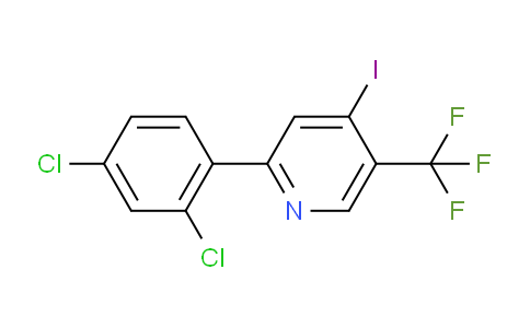 2-(2,4-Dichlorophenyl)-4-iodo-5-(trifluoromethyl)pyridine